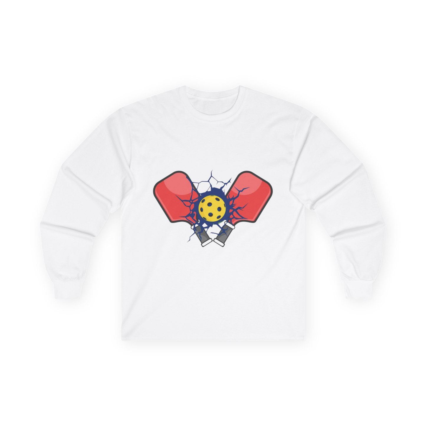 Pickle Ball Long Shirt - White
