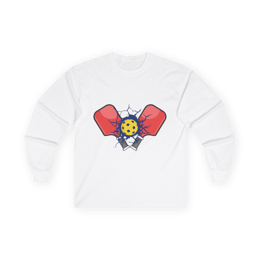 Pickle Ball Long Shirt - White